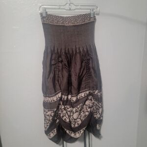 LAPIS #1 Elegant Brown Skirt